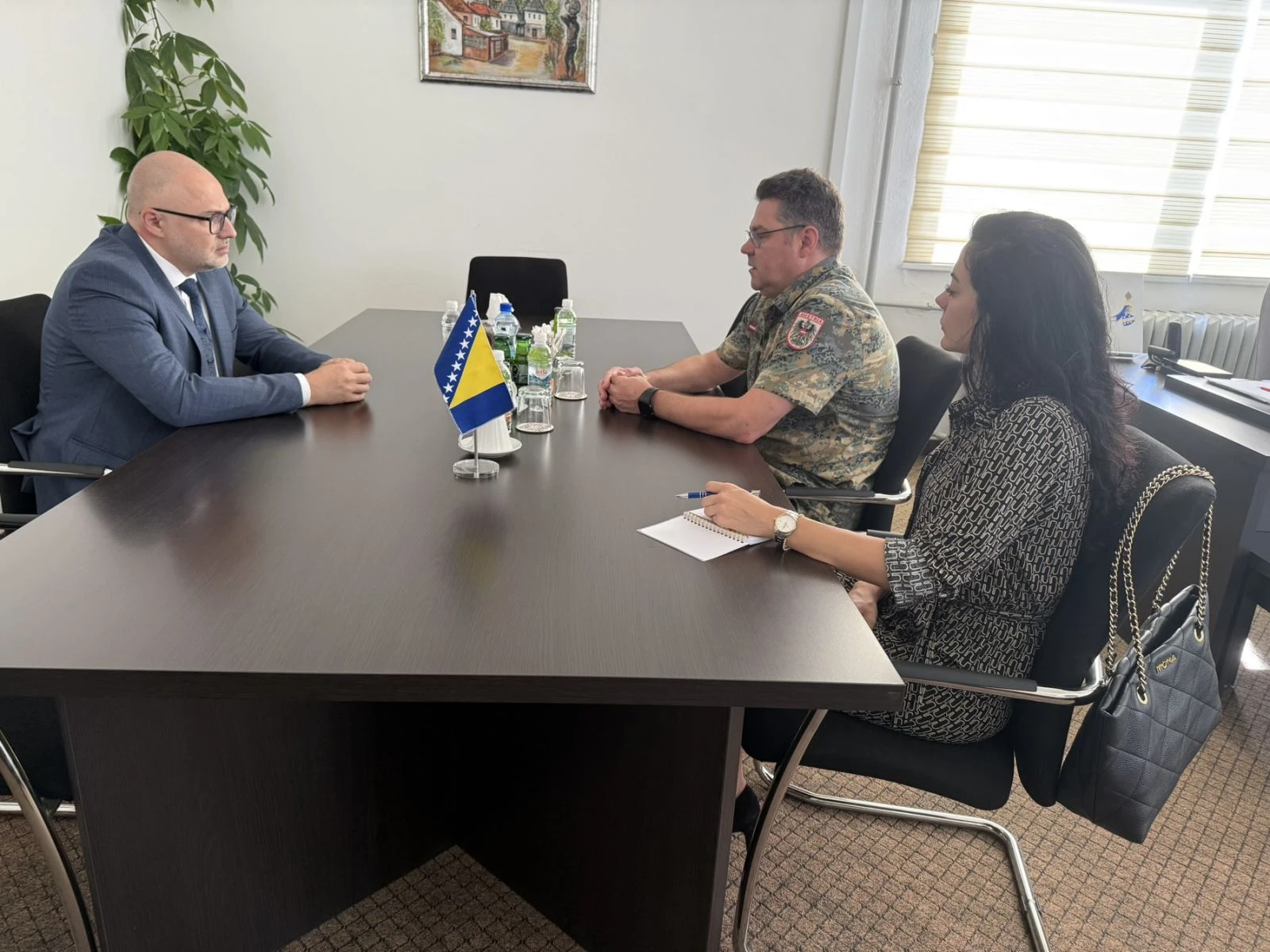 Održan sastanak ministra Omerovića i komandanta EUFOR LOT kuće Tuzla