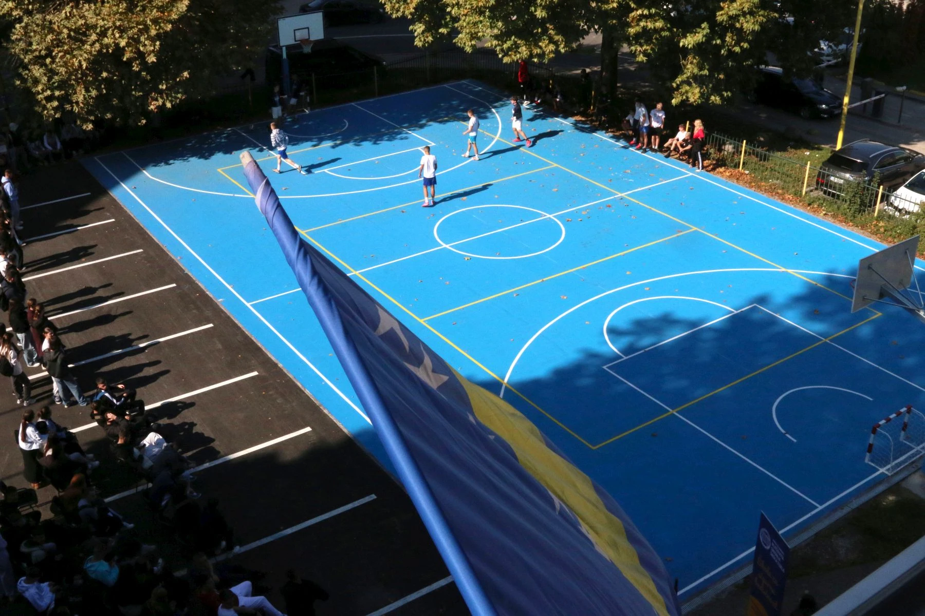 Otvoren sportski poligon u Mješovitoj srednjoj školi Tuzla i obilježen Svjetski dan zdrave hrane