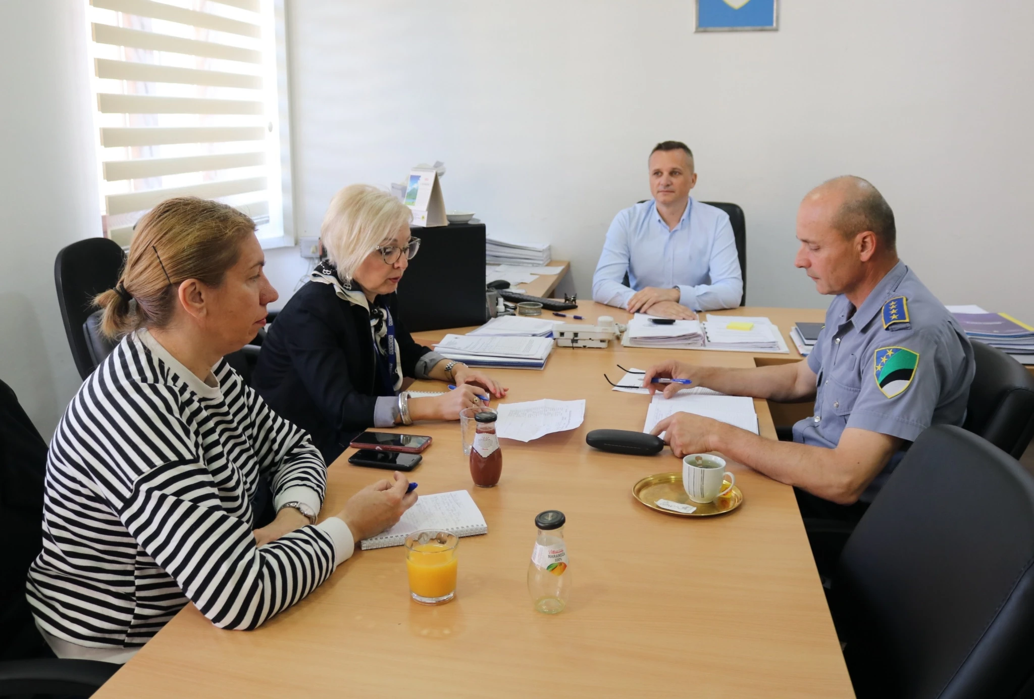 Uprava policije - Održan sastanak sa predstavnicima Misije OSCE-a u BiH Terenski ured Tuzla